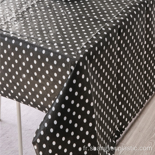 Wholesale couverture de table en plastique polka pois